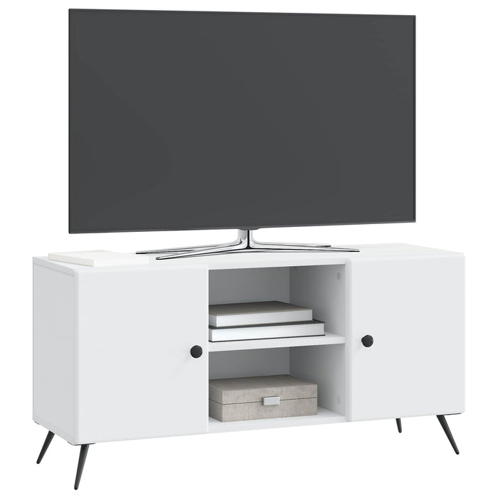 Cabinet TV Alb 102 x 34,5 x 50 cm Lemn prelucrat - WALTI WALTI