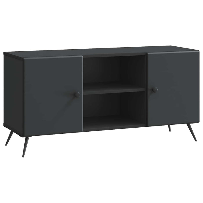Cabinet TV Negru 102 x 34,5 x 50 cm Lemn prelucrat - WALTI WALTI