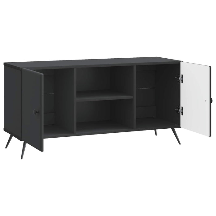 Cabinet TV Negru 102 x 34,5 x 50 cm Lemn prelucrat - WALTI WALTI
