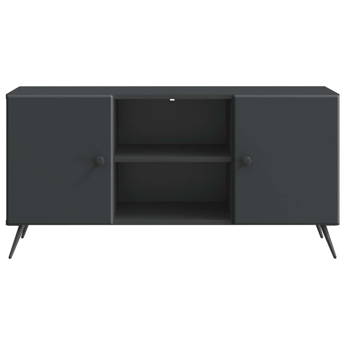 Cabinet TV Negru 102 x 34,5 x 50 cm Lemn prelucrat - WALTI WALTI