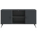 Cabinet TV Negru 102 x 34,5 x 50 cm Lemn prelucrat - WALTI WALTI
