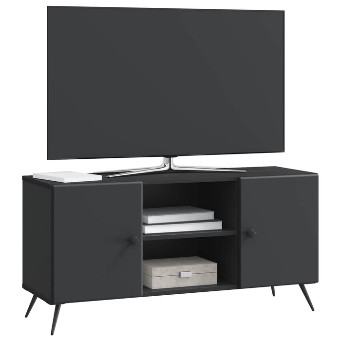 Cabinet TV Negru 102 x 34,5 x 50 cm Lemn prelucrat - WALTI WALTI