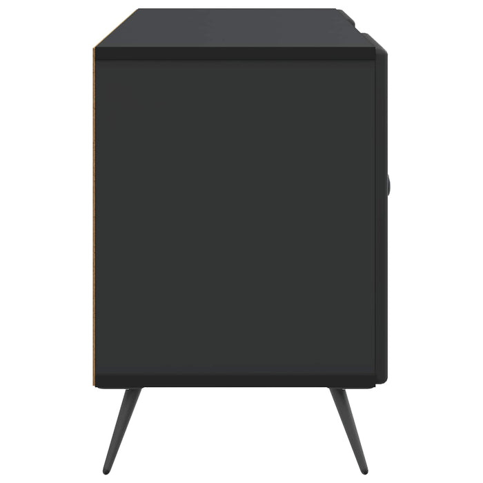 Cabinet TV Negru 102 x 34,5 x 50 cm Lemn prelucrat - WALTI WALTI