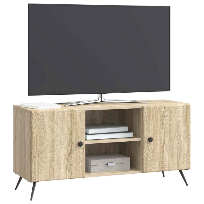 Cabinet TV Stejar Sonoma 102 x 34,5 x 50 cm Lemn prelucrat - WALTI WALTI