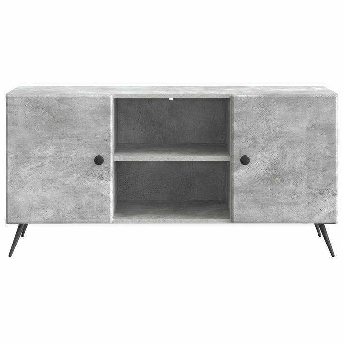 Cabinet TV Gri Beton 102 x 34,5 x 50 cm Lemn prelucrat - WALTI WALTI
