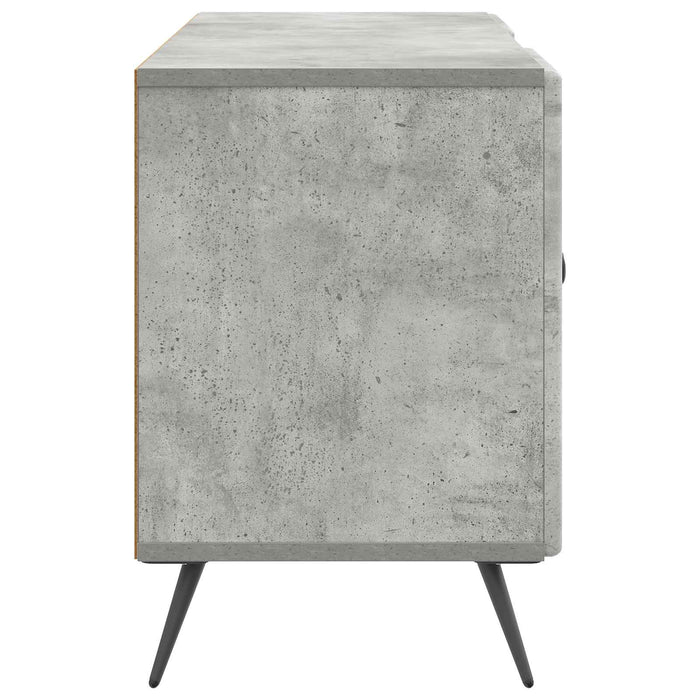 Cabinet TV Gri Beton 102 x 34,5 x 50 cm Lemn prelucrat - WALTI WALTI
