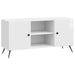 Cabinet TV Alb foarte lucios 102 x 34,5 x 50 cm Lemn prelucrat - WALTI WALTI