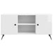 Cabinet TV Alb foarte lucios 102 x 34,5 x 50 cm Lemn prelucrat - WALTI WALTI