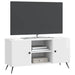 Cabinet TV Alb foarte lucios 102 x 34,5 x 50 cm Lemn prelucrat - WALTI WALTI
