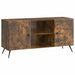 Cabinet TV Stejar fumuriu 102 x 34,5 x 50 cm Lemn prelucrat - WALTI WALTI