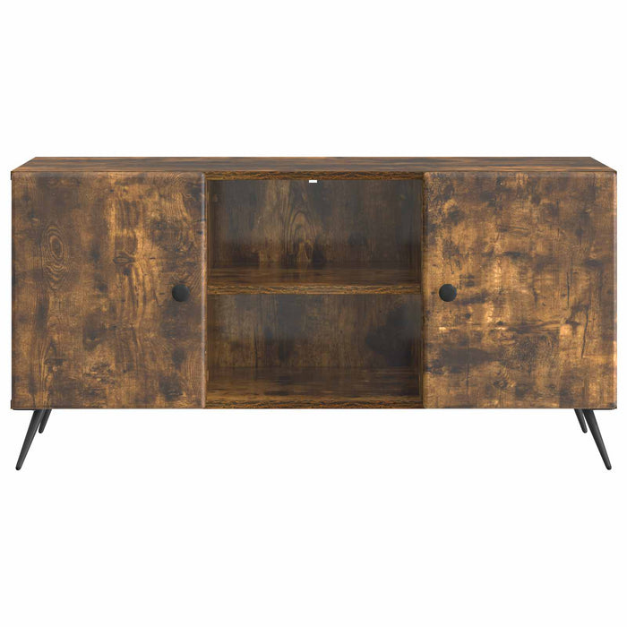 Cabinet TV Stejar fumuriu 102 x 34,5 x 50 cm Lemn prelucrat - WALTI WALTI