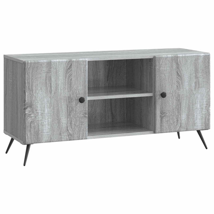 Cabinet TV Sonoma gri 102 x 34,5 x 50 cm Lemn prelucrat - WALTI WALTI