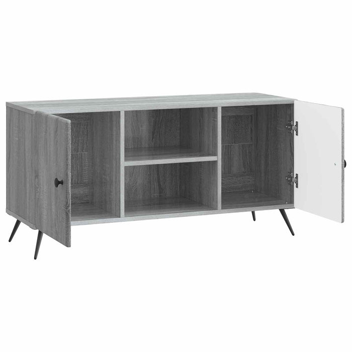 Cabinet TV Sonoma gri 102 x 34,5 x 50 cm Lemn prelucrat - WALTI WALTI