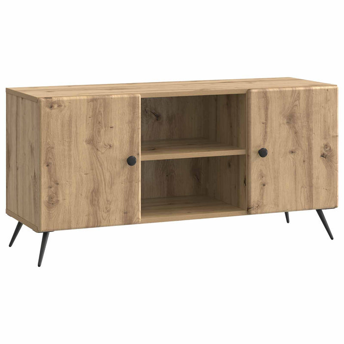 Cabinet TV Stejar Artizanal 102 x 34,5 x 50 cm Lemn prelucrat - WALTI WALTI