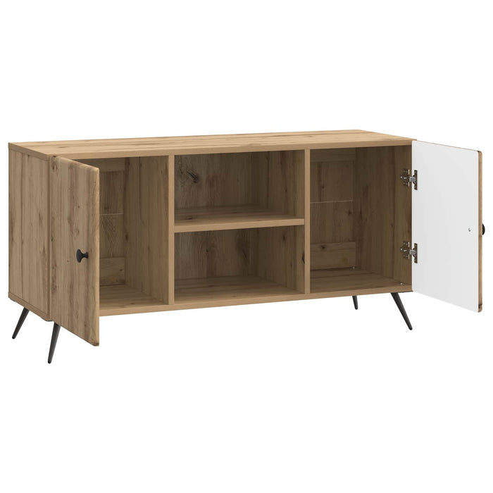 Cabinet TV Stejar Artizanal 102 x 34,5 x 50 cm Lemn prelucrat - WALTI WALTI