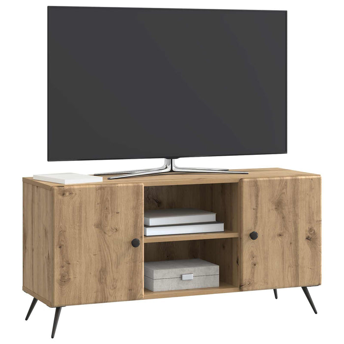 Cabinet TV Stejar Artizanal 102 x 34,5 x 50 cm Lemn prelucrat - WALTI WALTI