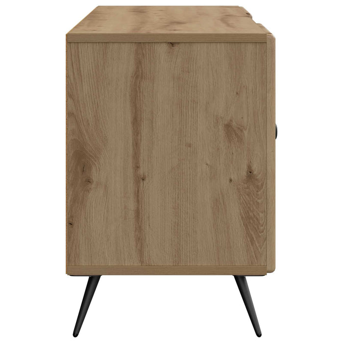 Cabinet TV Stejar Artizanal 102 x 34,5 x 50 cm Lemn prelucrat - WALTI WALTI