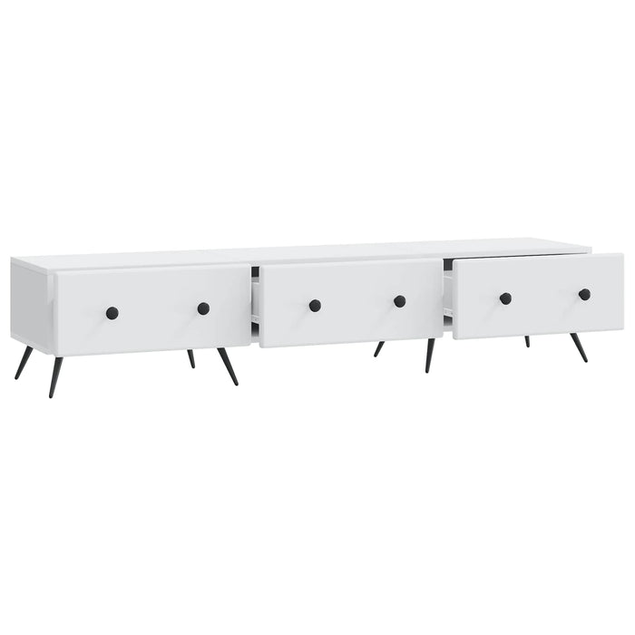 Cabinet TV cu sertar Alb 147 x 34,5 x 30 cm Lemn prelucrat - WALTI WALTI