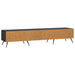 Cabinet TV cu sertar Negru 147 x 34,5 x 30 cm Lemn prelucrat - WALTI WALTI