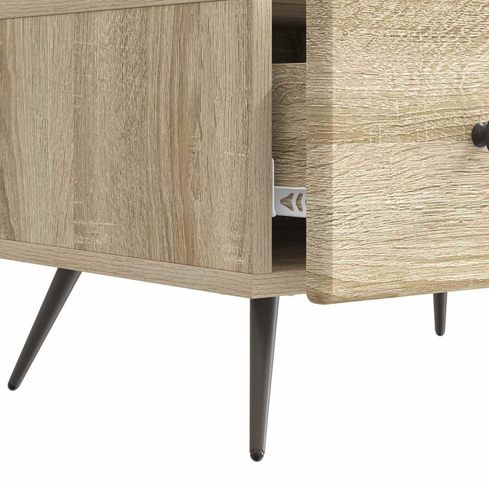 Cabinet TV Stejar Sonoma 147 x 34,5 x 30 cm Lemn prelucrat - WALTI WALTI