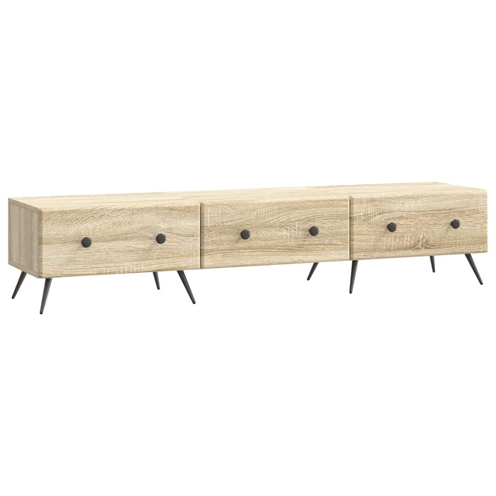 Cabinet TV Stejar Sonoma 147 x 34,5 x 30 cm Lemn prelucrat - WALTI WALTI