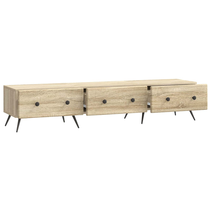 Cabinet TV Stejar Sonoma 147 x 34,5 x 30 cm Lemn prelucrat - WALTI WALTI