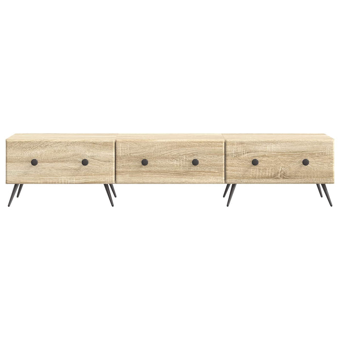 Cabinet TV Stejar Sonoma 147 x 34,5 x 30 cm Lemn prelucrat - WALTI WALTI