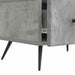Cabinet TV Gri Beton 147 x 34,5 x 30 cm Lemn prelucrat - WALTI WALTI