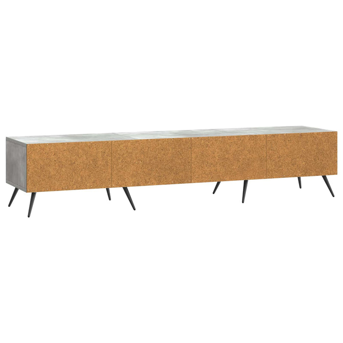 Cabinet TV Gri Beton 147 x 34,5 x 30 cm Lemn prelucrat - WALTI WALTI