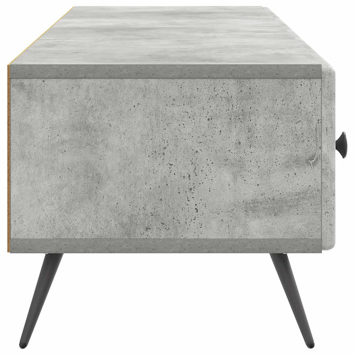 Cabinet TV Gri Beton 147 x 34,5 x 30 cm Lemn prelucrat - WALTI WALTI