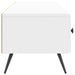 Cabinet TV Alb foarte lucios 147 x 34,5 x 30 cm Lemn prelucrat - WALTI WALTI