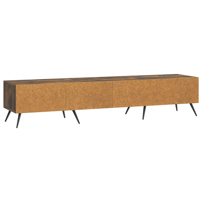 Cabinet TV Stejar fumuriu 147 x 34,5 x 30 cm Lemn prelucrat - WALTI WALTI
