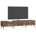 Cabinet TV Stejar fumuriu 147 x 34,5 x 30 cm Lemn prelucrat - WALTI WALTI