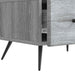 Cabinet TV Sonoma gri 147 x 34,5 x 30 cm Lemn prelucrat - WALTI WALTI