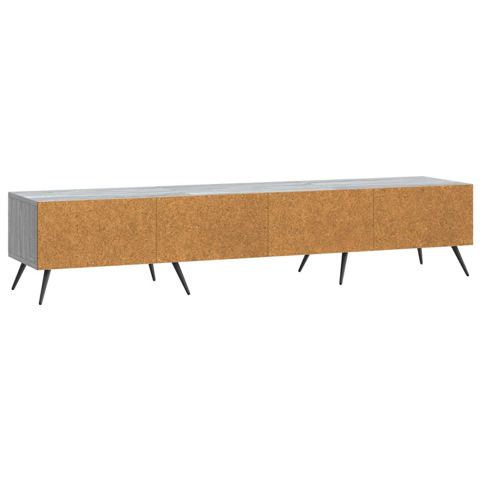 Cabinet TV Sonoma gri 147 x 34,5 x 30 cm Lemn prelucrat - WALTI WALTI