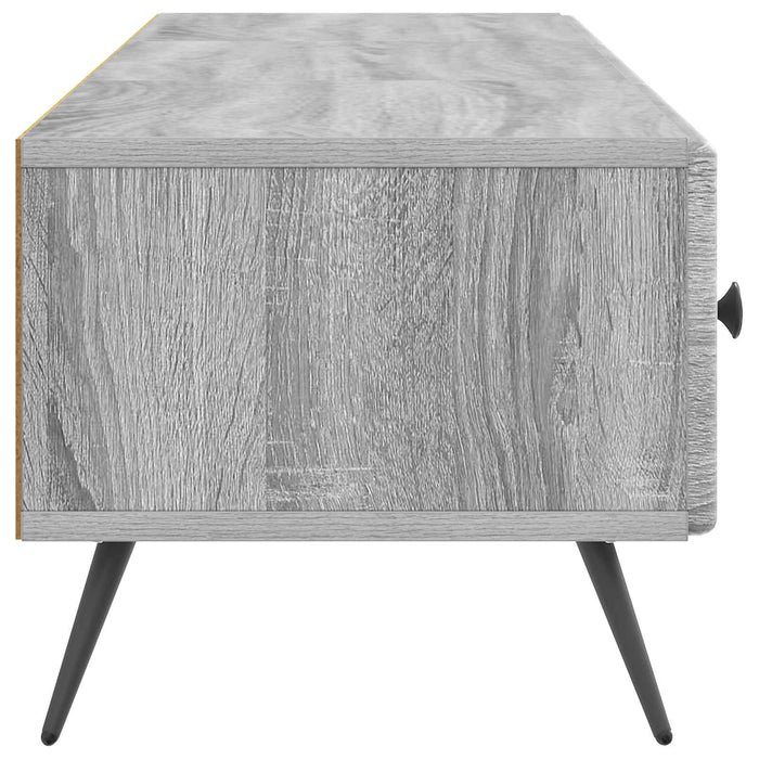 Cabinet TV Sonoma gri 147 x 34,5 x 30 cm Lemn prelucrat - WALTI WALTI