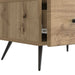 Cabinet TV Stejar Artizanal 147 x 34,5 x 30 cm Lemn prelucrat - WALTI WALTI