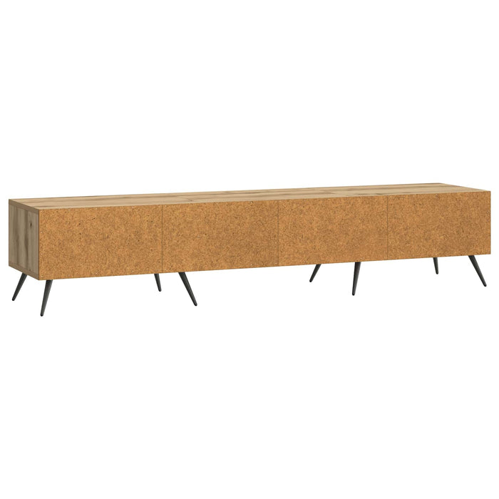 Cabinet TV Stejar Artizanal 147 x 34,5 x 30 cm Lemn prelucrat - WALTI WALTI
