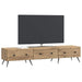 Cabinet TV Stejar Artizanal 147 x 34,5 x 30 cm Lemn prelucrat - WALTI WALTI