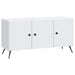 Cabinet TV Alb 99 x 34,5 x 50 cm Lemn prelucrat - WALTI WALTI