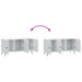 Cabinet TV Alb 99 x 34,5 x 50 cm Lemn prelucrat - WALTI WALTI