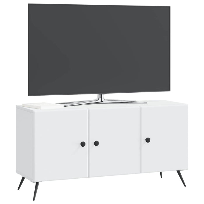Cabinet TV Alb 99 x 34,5 x 50 cm Lemn prelucrat - WALTI WALTI