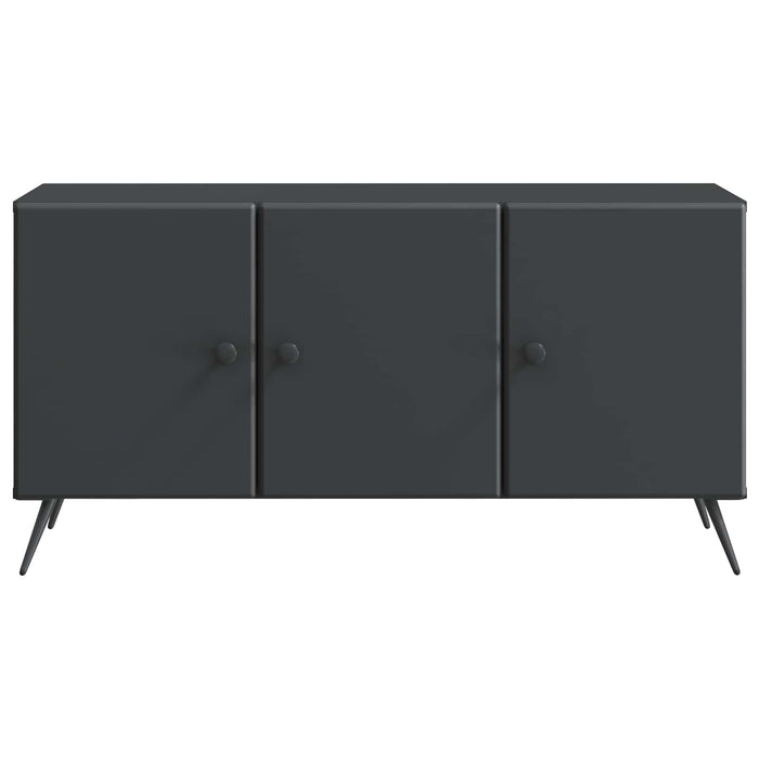 Cabinet TV Negru 99 x 34,5 x 50 cm Lemn prelucrat - WALTI WALTI