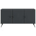 Cabinet TV Negru 99 x 34,5 x 50 cm Lemn prelucrat - WALTI WALTI