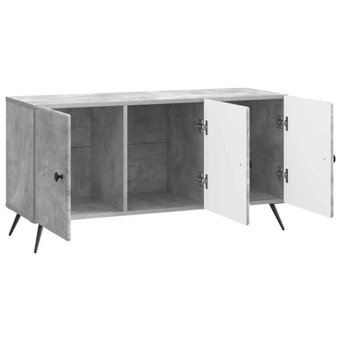 Cabinet TV Gri Beton 99 x 34,5 x 50 cm Lemn prelucrat - WALTI WALTI