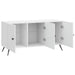 Cabinet TV Alb foarte lucios 99 x 34,5 x 50 cm Lemn prelucrat - WALTI WALTI