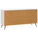 Cabinet TV Alb foarte lucios 99 x 34,5 x 50 cm Lemn prelucrat - WALTI WALTI