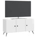 Cabinet TV Alb foarte lucios 99 x 34,5 x 50 cm Lemn prelucrat - WALTI WALTI