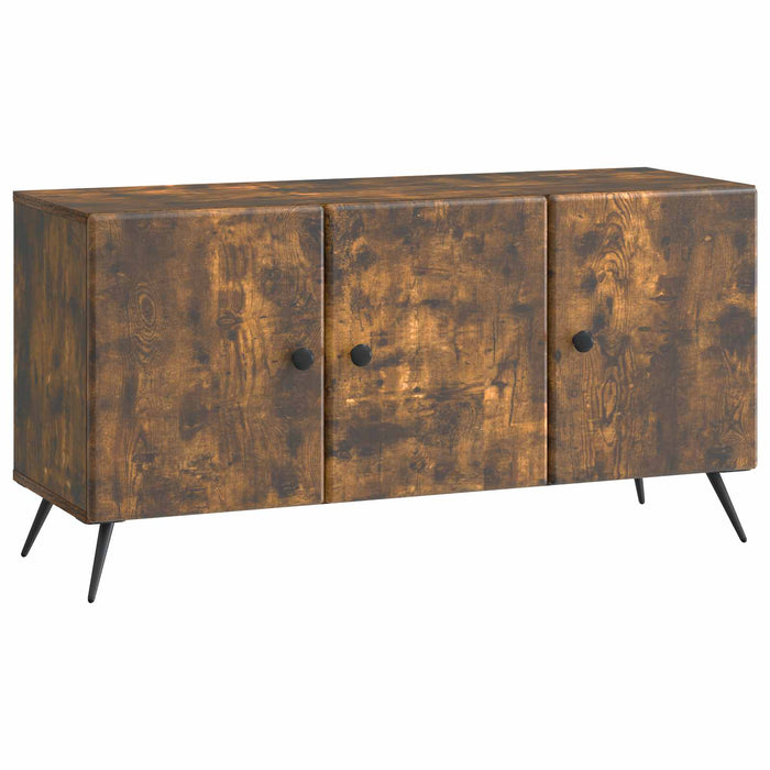 Cabinet TV Stejar fumuriu 99 x 34,5 x 50 cm Lemn prelucrat - WALTI WALTI