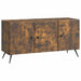 Cabinet TV Stejar fumuriu 99 x 34,5 x 50 cm Lemn prelucrat - WALTI WALTI